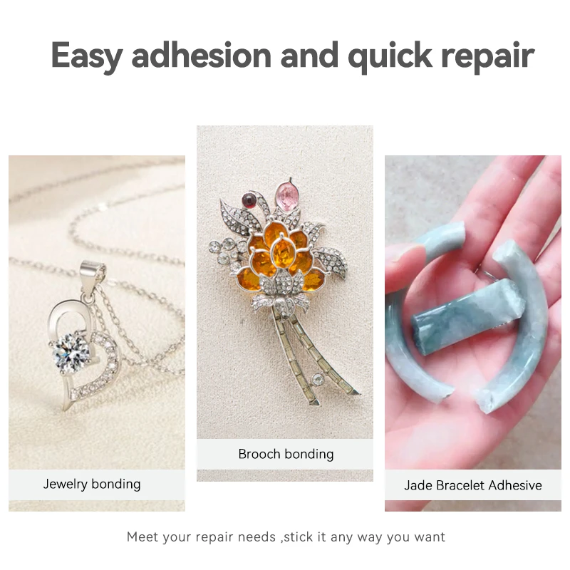 Zhanlida B6000 Clear Glue 15ML Jewelry Rhinestone Glue Sticky Ceramic Gemstone Stone Metal Glass Glue B6000