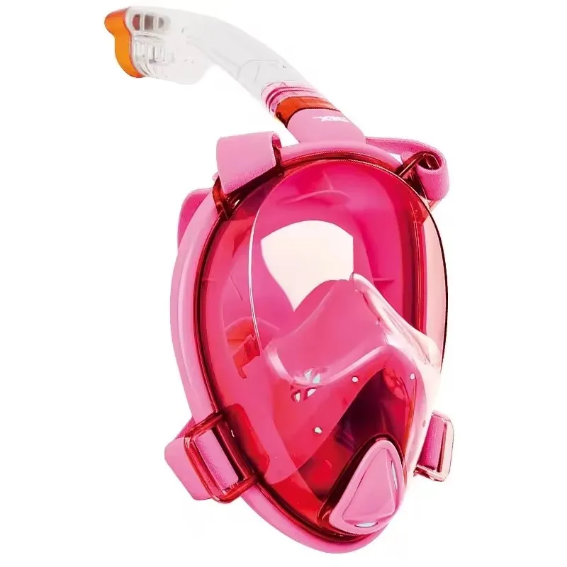 DEX light weight FFM12 snorkel mask comfortable durable and fashion Non frame design full face snorkel mask