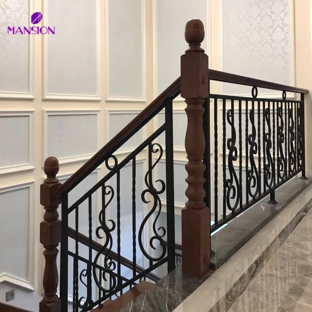 Декоративная балюстрада, железная лестничная балюстрада