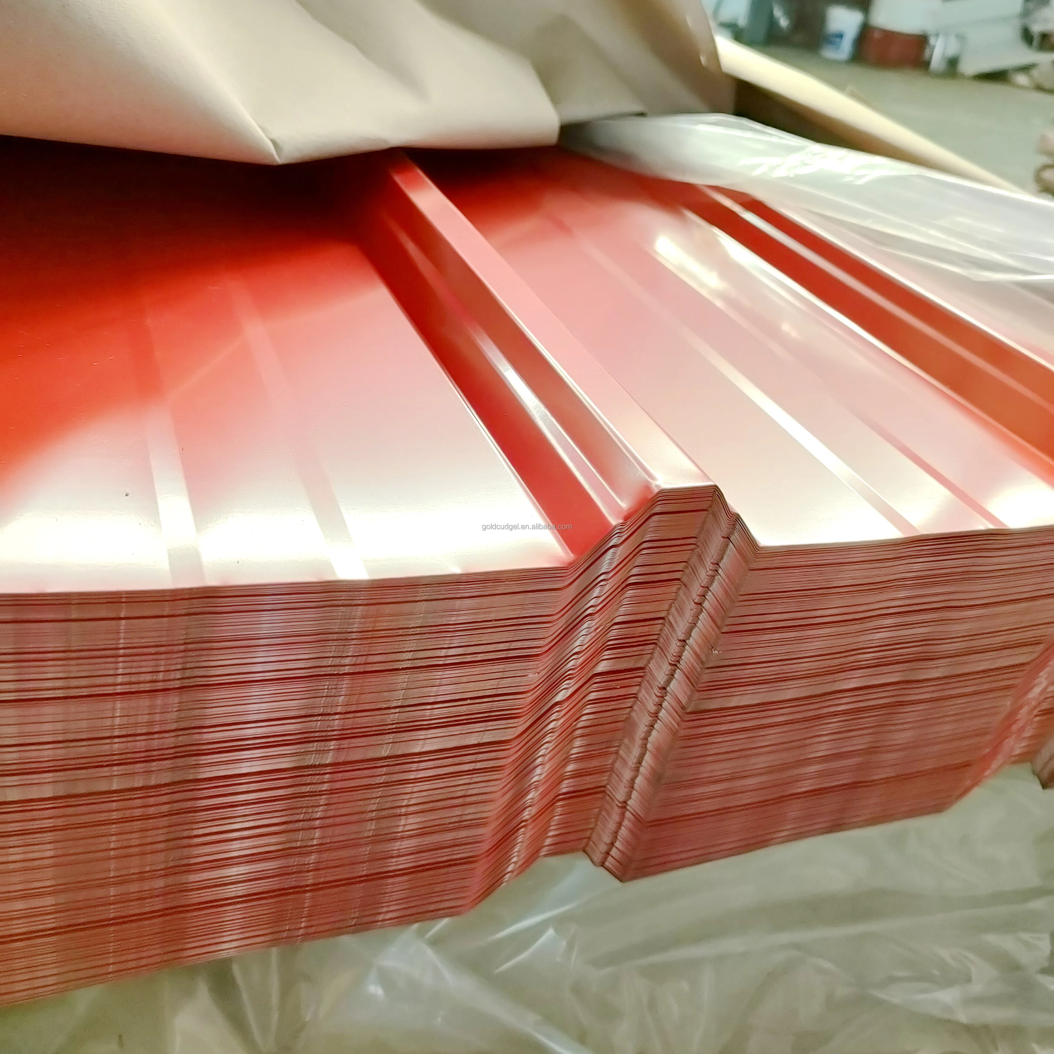 Color-Coated Corrugated Prepainted Galvanized Steel Roof Tiles