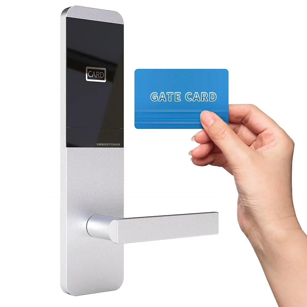 SinovoTEC Cerraduras Con Keyless Rfid Access Control Key Card Hotel Door Lock Management Smart Locks System