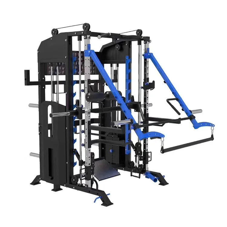 Customize logo commercial use gym multi function trainer 3 D smith training workout machine manufacturer