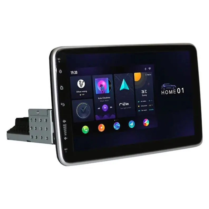 Автомобильные аудиоколонки 10,1 дюйма 1 Din, автомобильная стереосистема Android, автомобильный DVD-плеер с резервной камерой