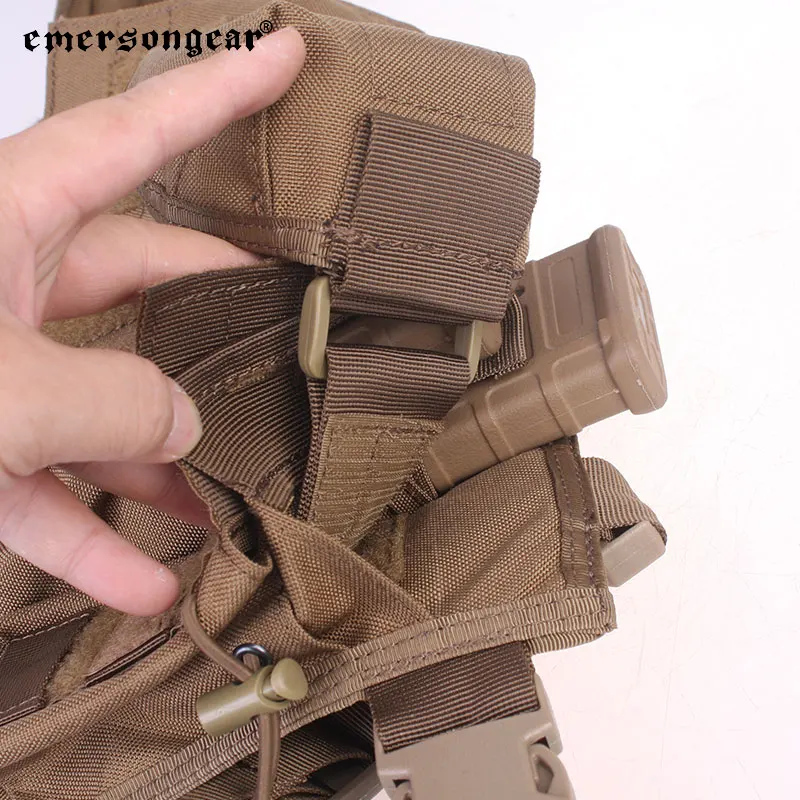 Камуфляжный капюшон Emersongear быстросохнущая Военная уличная спортивная армейская тактическая нагрудная Сумка для страйкбола мультикарманная сумка