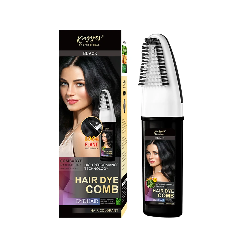 Wholesale hair dye comb argan oil beauty hair color shampoo used for natural hair dye with comb easy to use