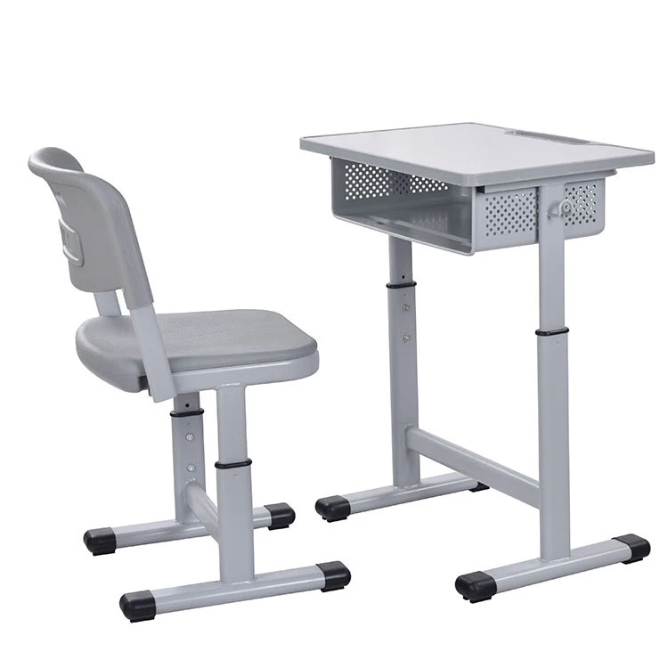 Hot Sale School Classroom Student Desk and Chair College Furniture Adult Study Table Learning for Kids Teenagers