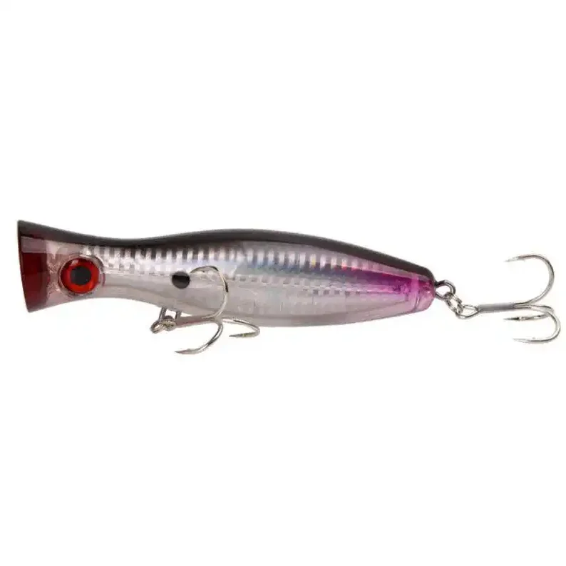 Hot sale plastic artificial hard bait 3d eyes popper fishing lures floating