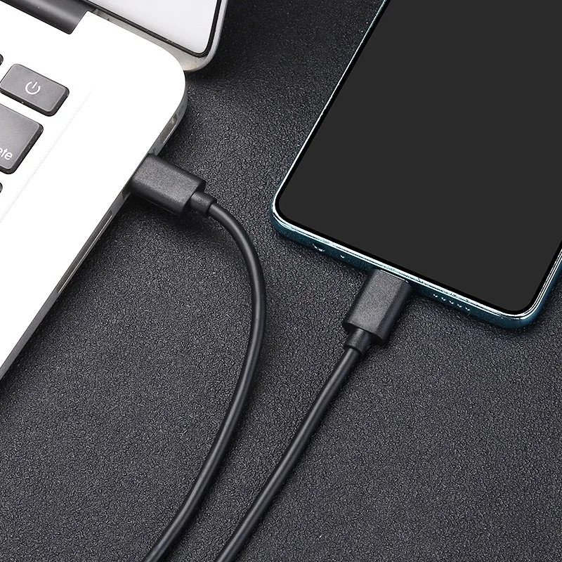 Double-port Type c 1m 2m PVC/TPE quick charging data cable durable bending resistant high quality usb c to c charge data cable