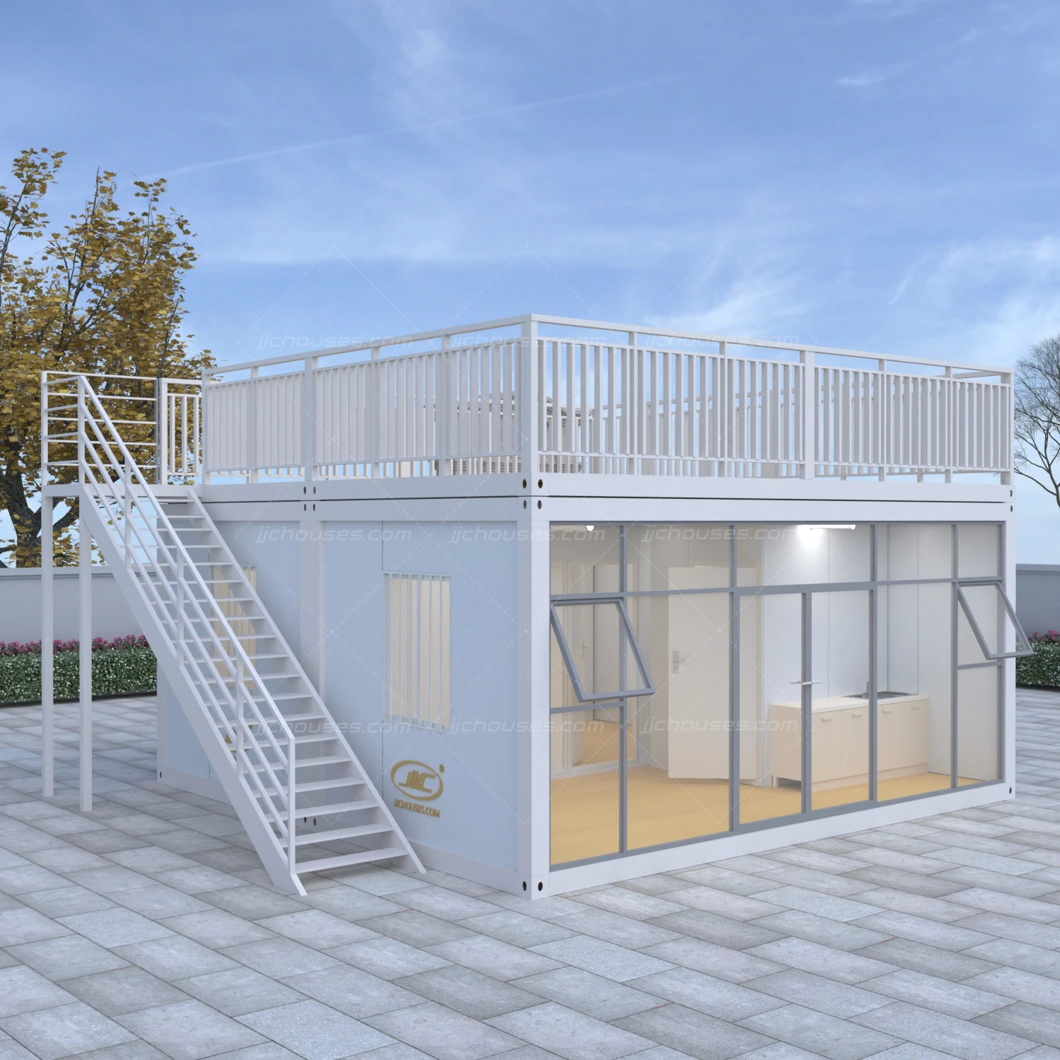 container-house-price outdoor tow gold bar container cargo storage locking houses for cocktail juice bars and cafes