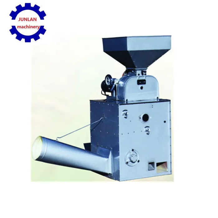 Diesel engine or motor driven rubber roller rice huller