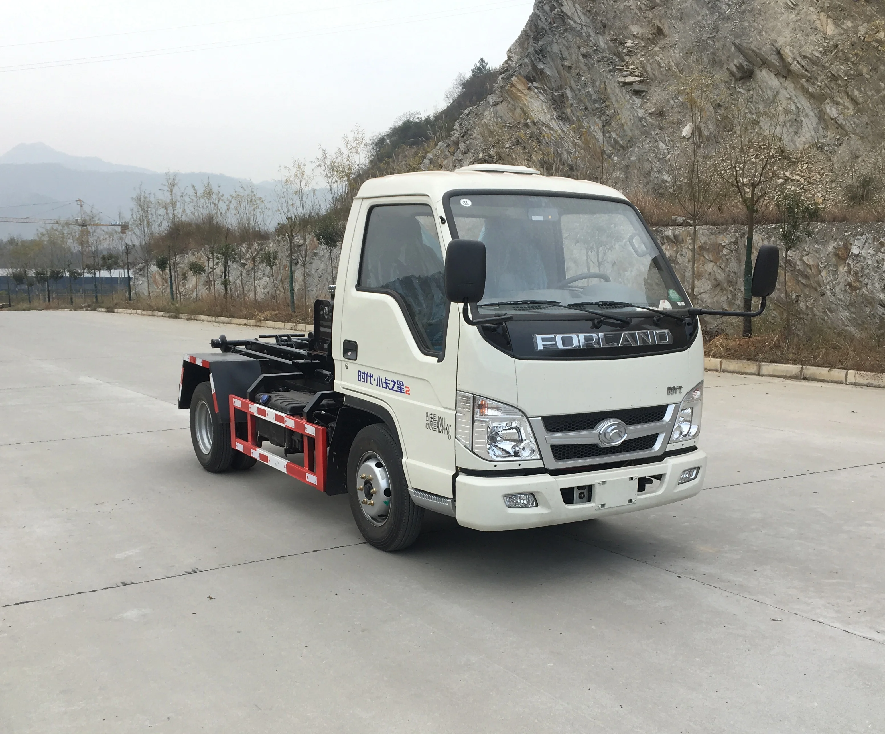 Новый малогабаритный уплотнитель для мусора Euro4 4x2 6 дюймов с крючком задней загрузки на