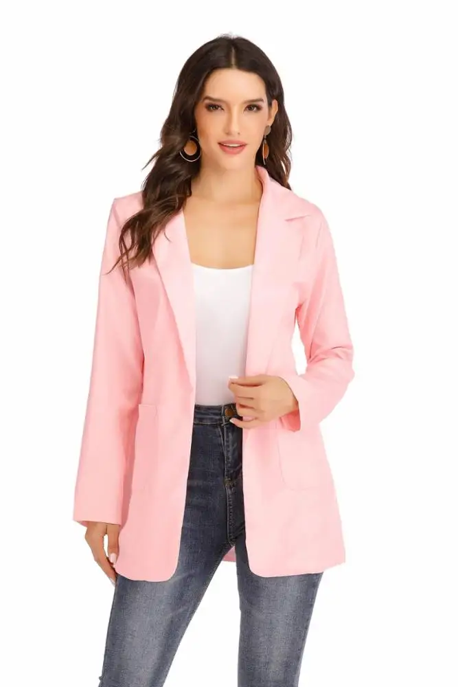 
Fashion Slim Blazers Women Autumn Jacket Female Work Office Lady Suit Business 5xl Plus Size Blazer Coat Y12311 