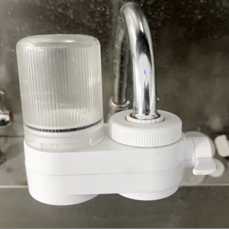 Water Faucet Ceramics Filter Tap Water Purifier Double Outlet Tap Water Filter For Kitchen