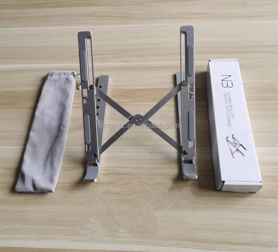 Hot Selling Notebook Computer Laptop Aluminum Holder Stand Folding PC Home Office Laptop Stand