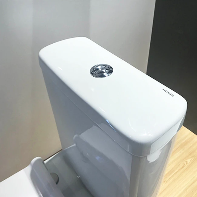 Huida factory supply bathroom two piece p-trap washdown ceramic closestool toilet