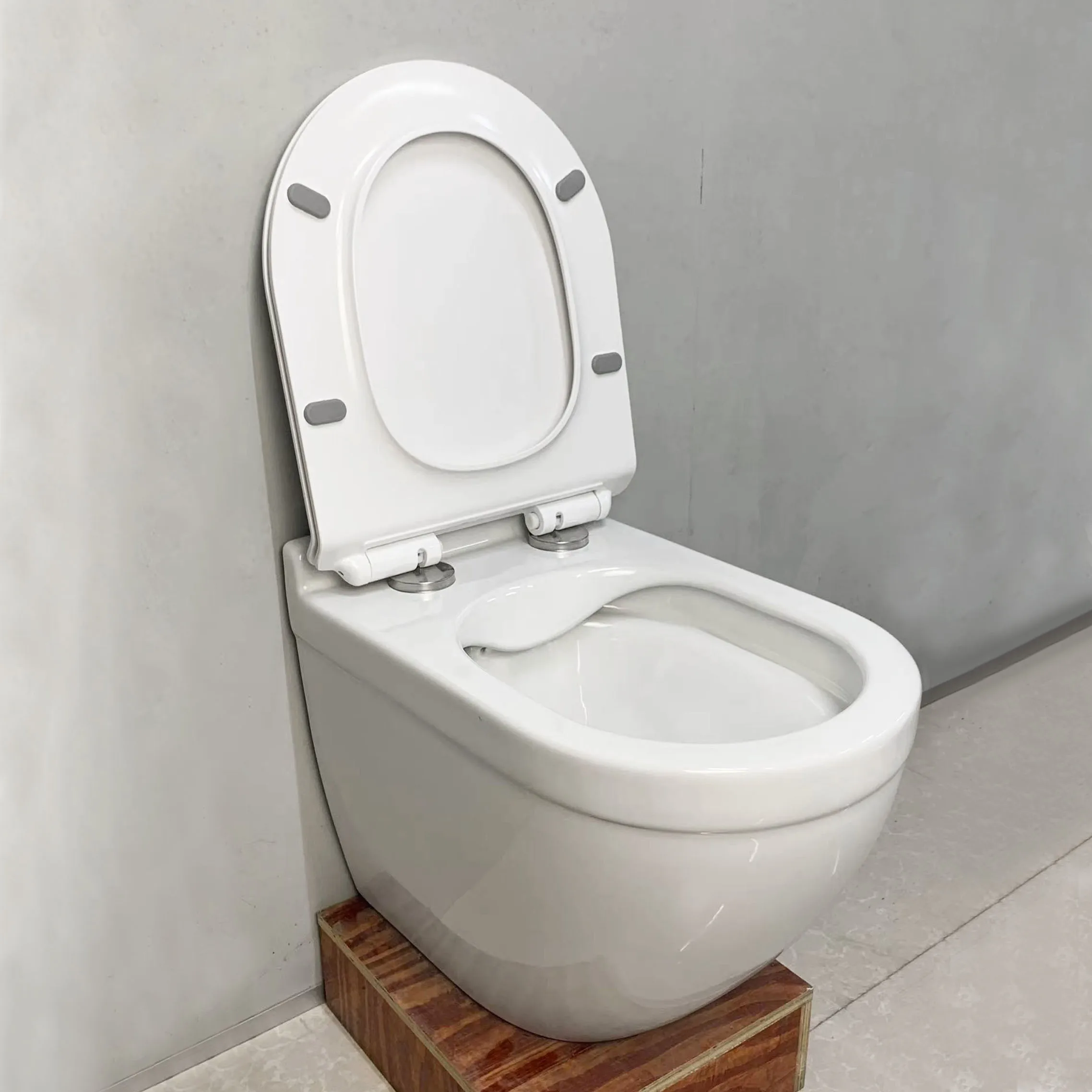 2023 wall hung european p trap modern design bathroom wc toilet wall-hung