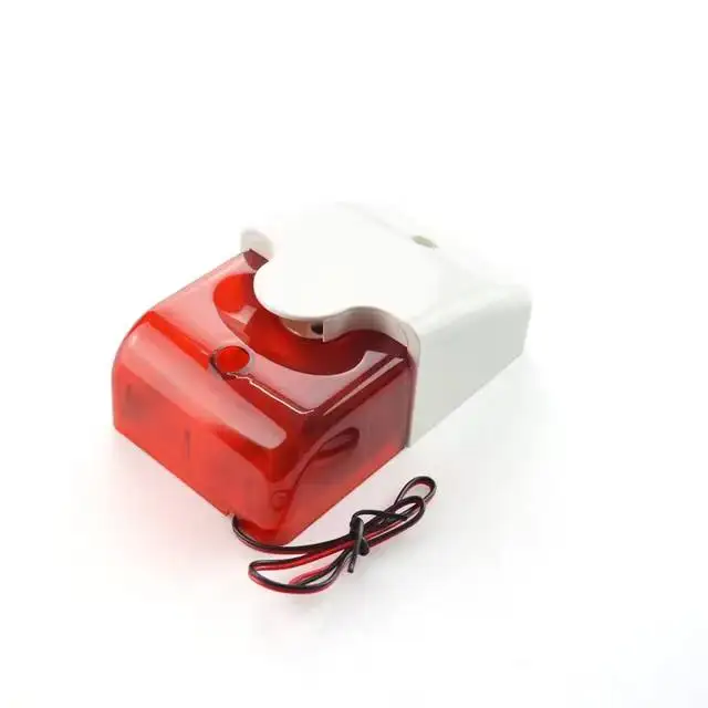 Wired Strobe Siren Durable 12V Sound Alarm Flashing Light Strobe Siren For 99 Zones PSTN/GSM Wireless Home Security Alarm