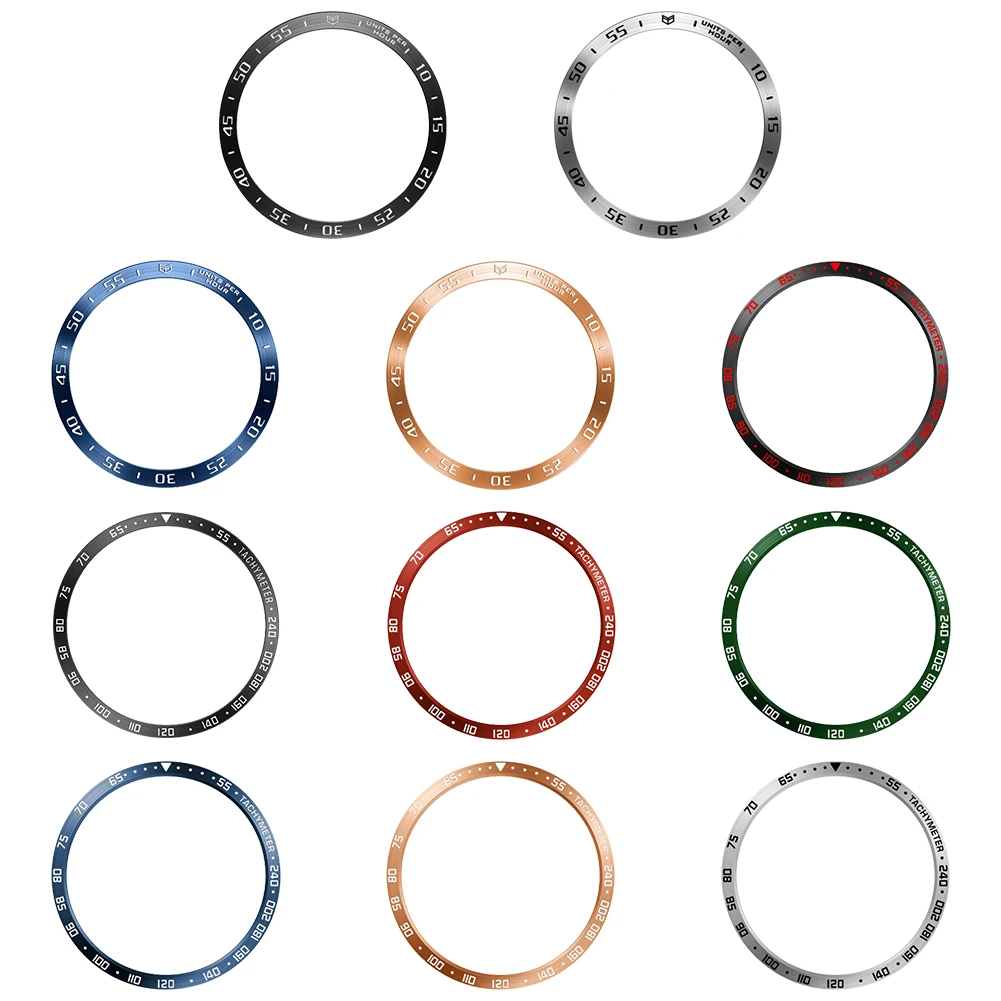  Steel Bezel Ring Metal Cover Anti Scratch Stainless Protective Case for Galaxy Watch 3