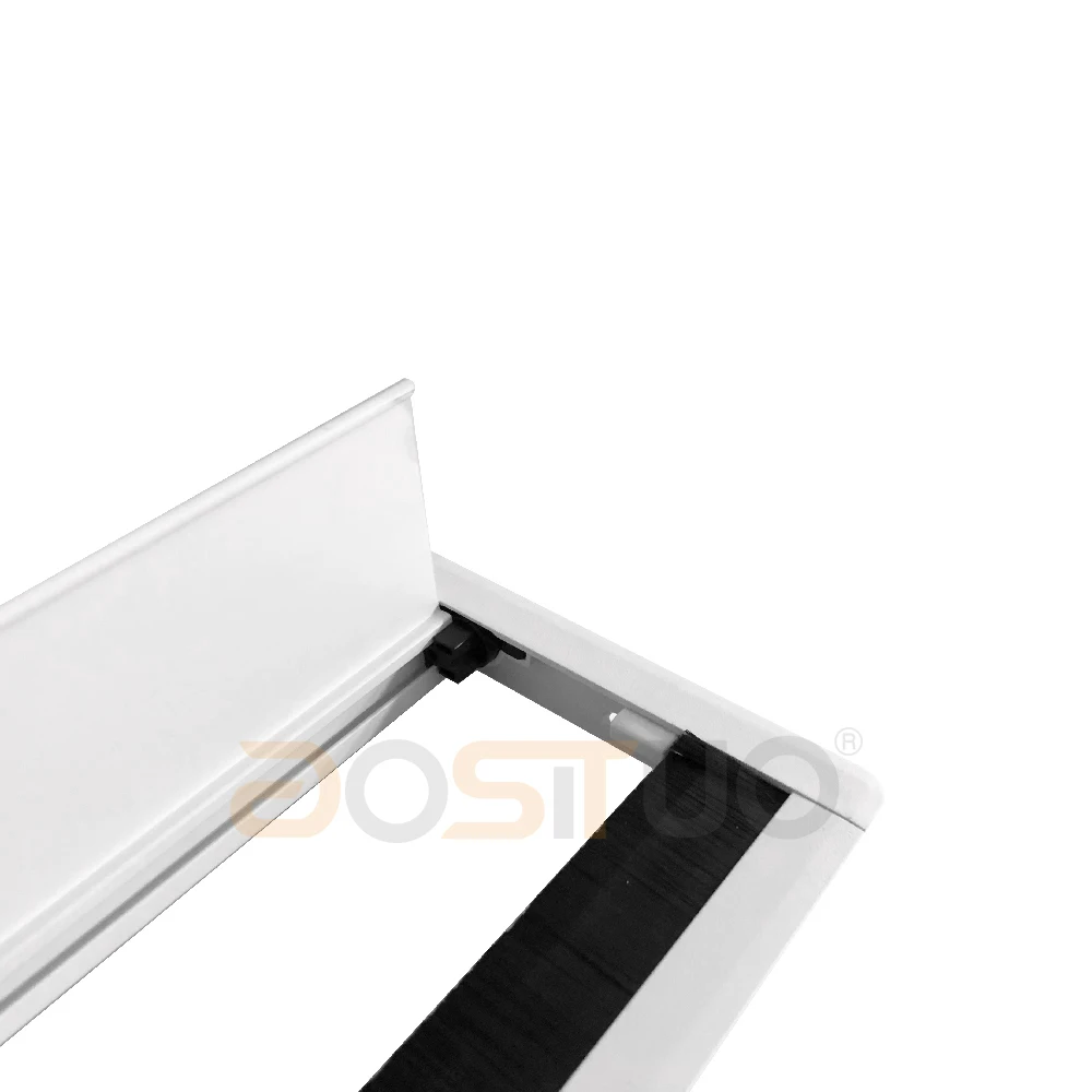 New Release aluminum office hardware cable management soft closing wire grommet organizer with USB port for computer tabletop