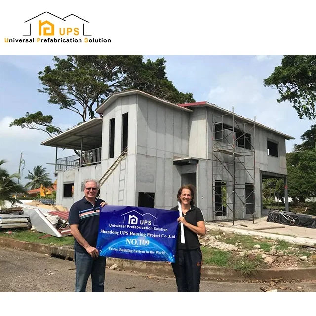 UPS 2 Story Pre Assembled House Modern Prefab Resort Villa Factory Price Supplier