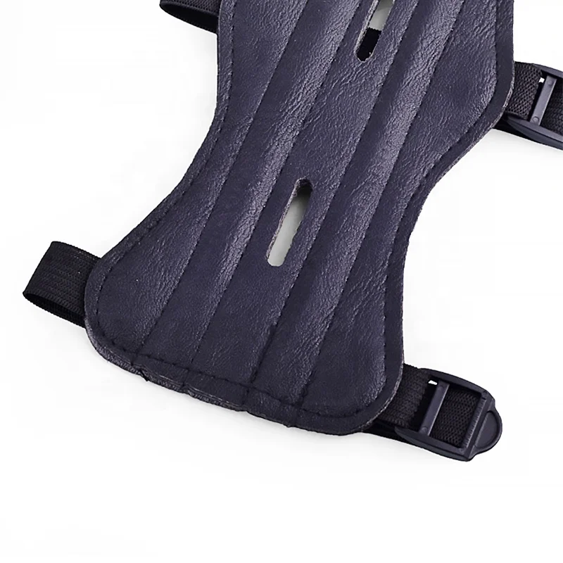 Adjustable Bow Armguard, Archery Armguard Protector Archery Arm Guard to Shooting/Hunting Leather Archery Arm Guard