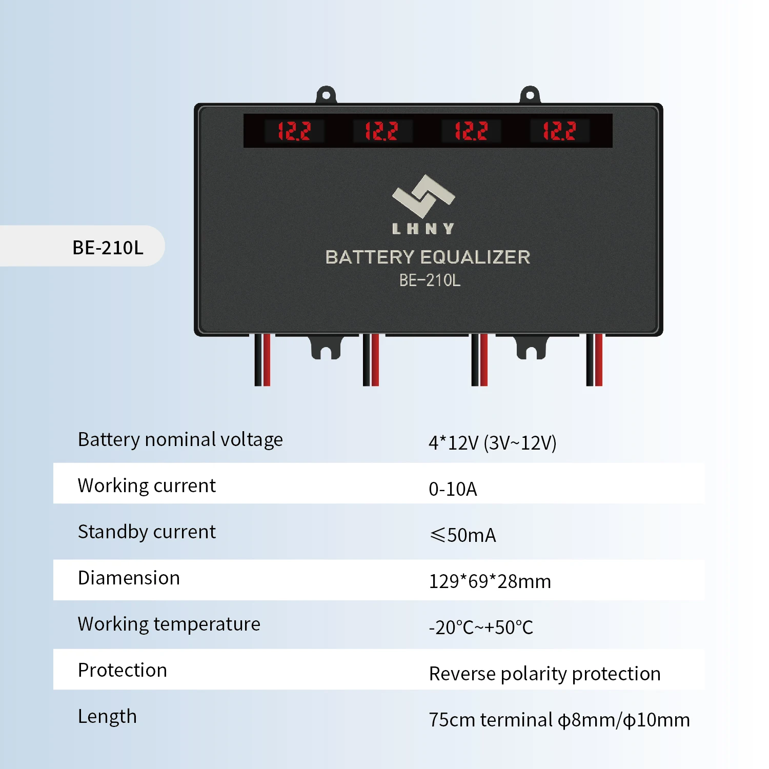 LHNY 48V Battery Equalizer with digital display screen Lead Acid Battery BalancerActive Equalizer Battery Balancer for Lead Acid
