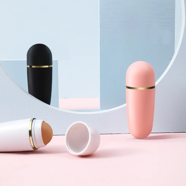 New item natural volcanic stone facial oil absorbing roller reusable Oil Control Rolling Roller oil control roller