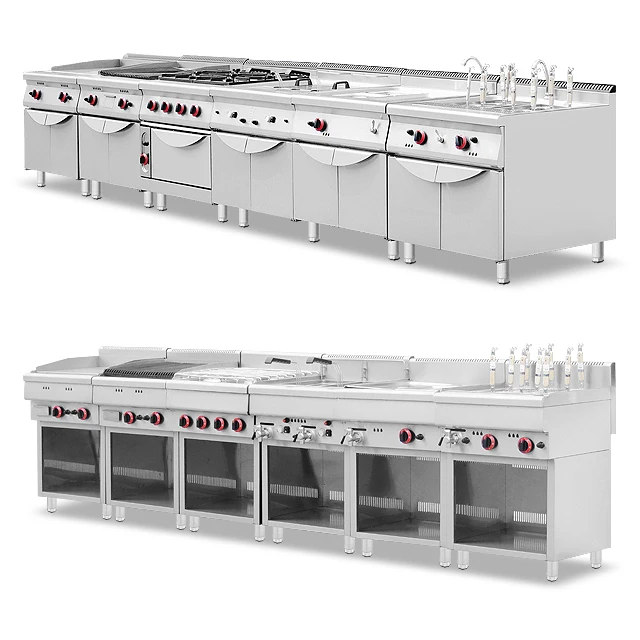 Professional Hotel Restaurant Cooking Equipment Industrial Stainless Steel Catering Equipment For Sales