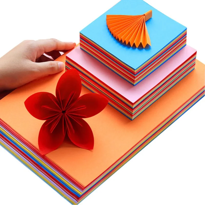 Sell Colour Copy Paper A4 Handmade Origami 100 Sheets of Office Electrostatic Printing Paper Advertising Paper