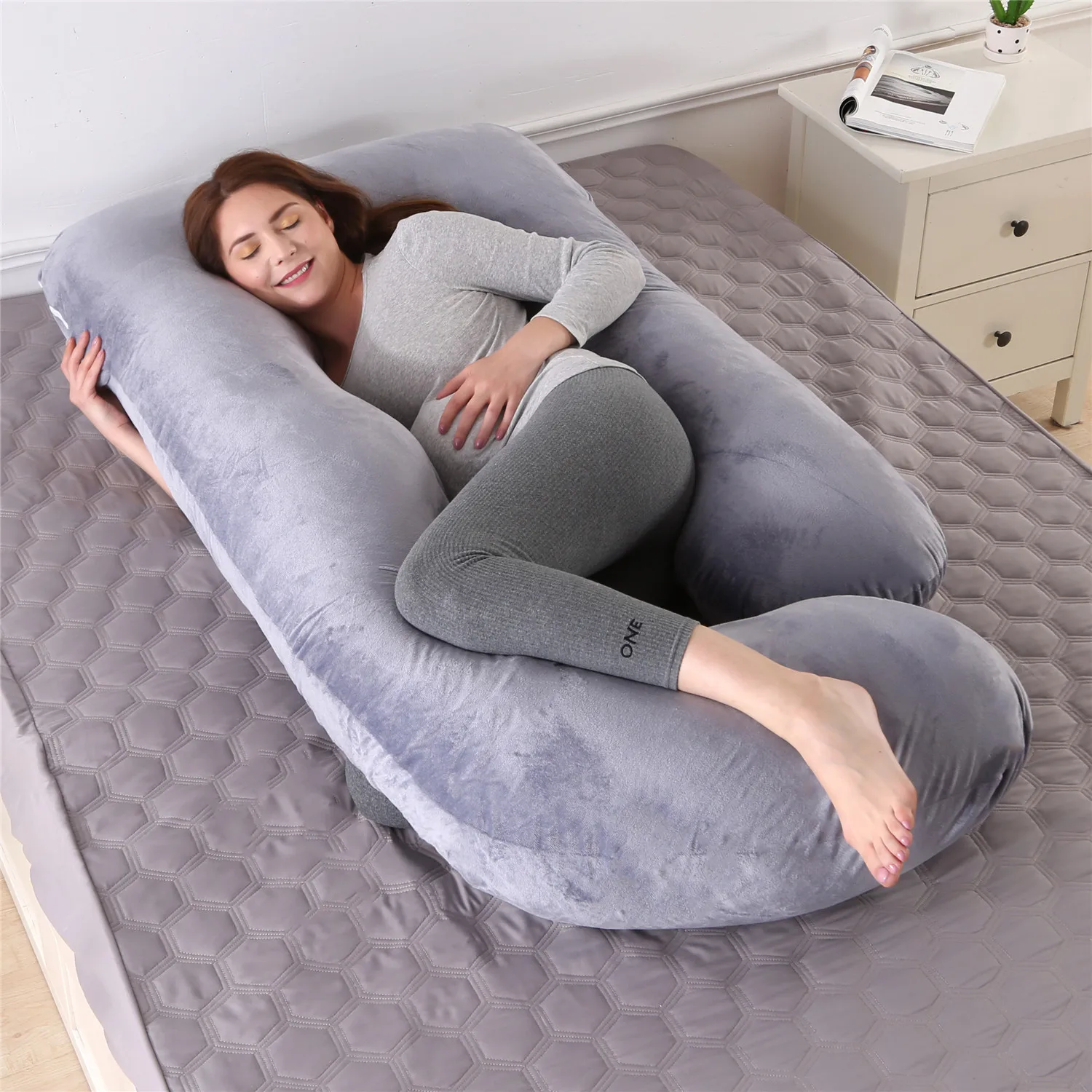 Pregnancy Pillows for Sleeping Maternity Pillow for Pregnant Women U Shaped Side Sleeper Pregnancy Pillow