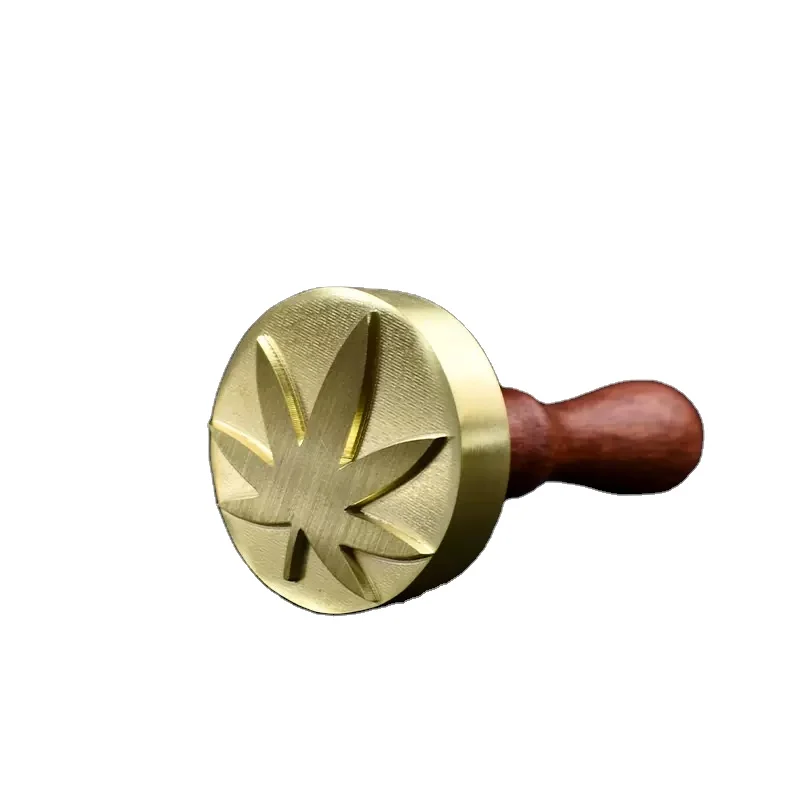 Good quality Custom Copper Brass Without Lead Plumbum Seal Monogram Logo Engraved Business Ice Cube Branding Stamp