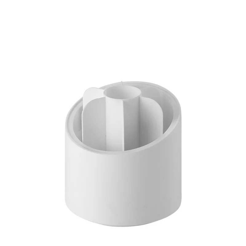 Hot sale Makeup Brush Holder Organizer 360 Rotating Dustproof pen holder Multipurpose Storage Box with lid