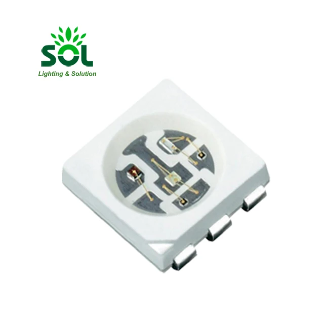Высококачественный компонент 0,2 Вт, 0,5 Вт, светодиодный чип 5050 RGB SMD для светодиодной промышленной лампы