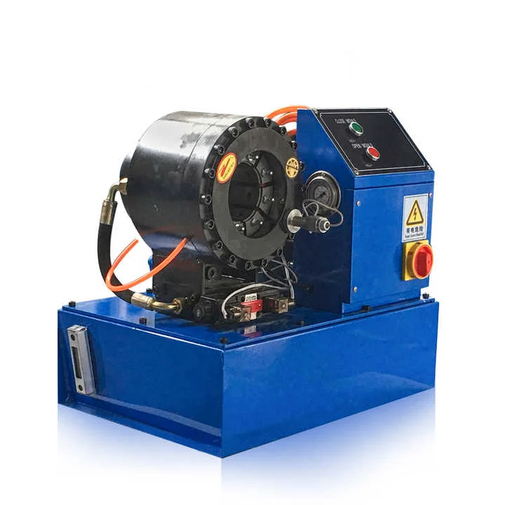 Factory Automatic 1/4-2' P20 hydraulic hose Pipe pressing machine hose fitting crimper p20 wire rope tube swaging machine