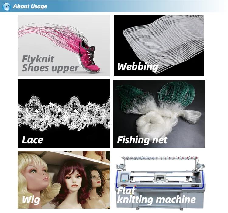 Nylon monofilament 0.12mm yarn nylon 6/polyamide filament yarn