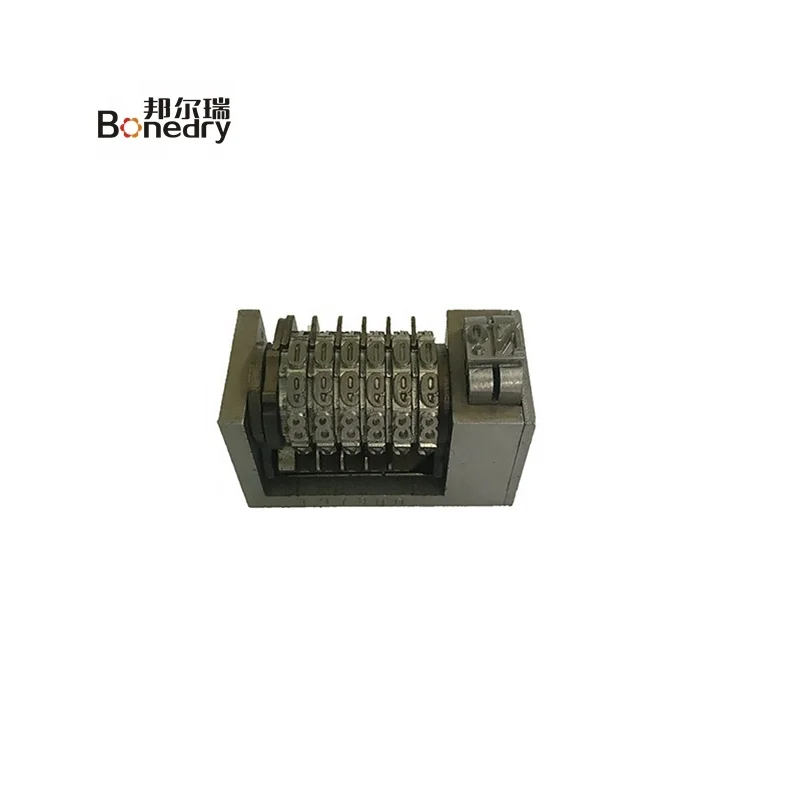 Numerator Machine 4x8 Cicero Roman full steel Font letterpress Numbering machine