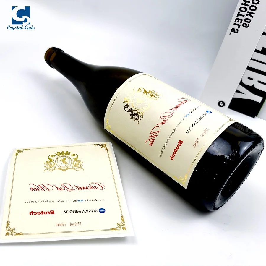 Bottle Labels Sticker For Custom 10Ml Beer Bottles Waterproof Labelling Height Printing Wedding Wine Label