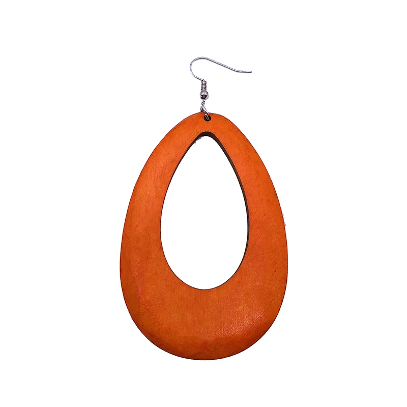  2021 cheap women colorful hollow wooden hoop