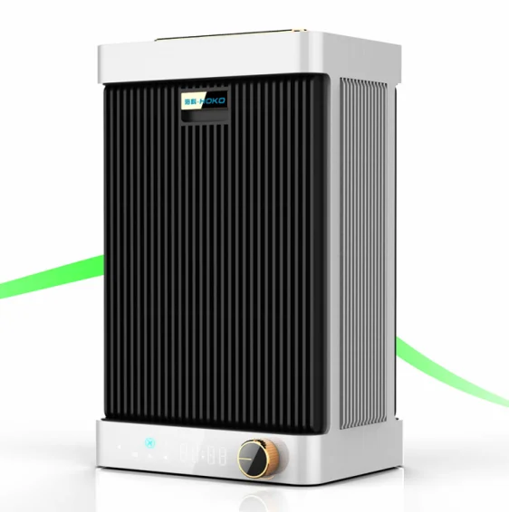 Умная лампа с Wi-Fi и функцией беспроводной зарядки, цветная атмосферная лампа, домашний hepa-фильтр, освежитель воздуха для рабочего стола