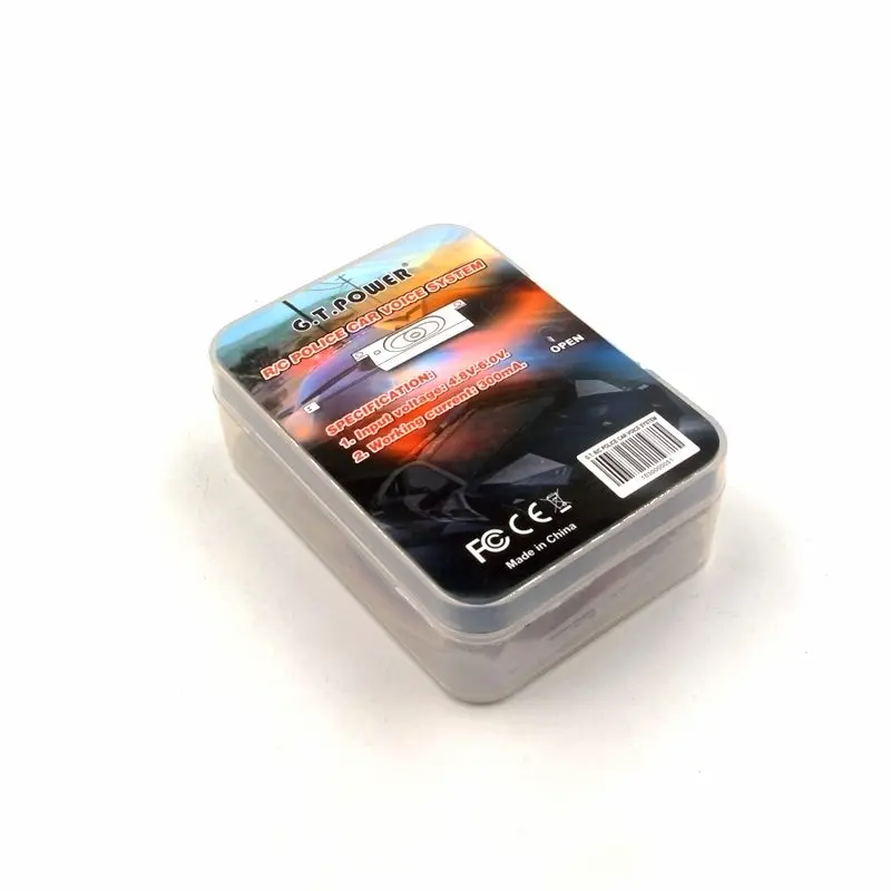 GT Power RC Car Voice System police siren sound module 4.8-6V connection with receiver directly for radio control hobby cars