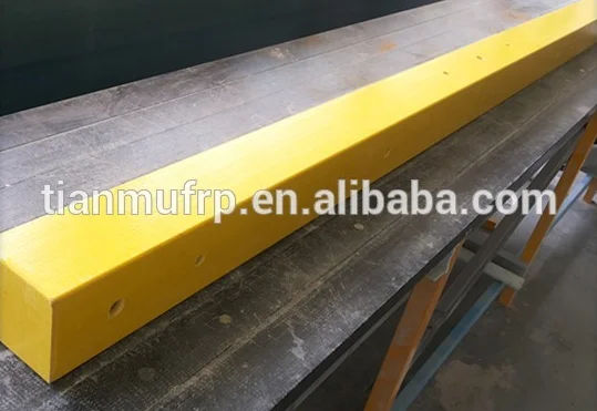 GRP/PRFV Insulation   Square Tube profile for crossarm