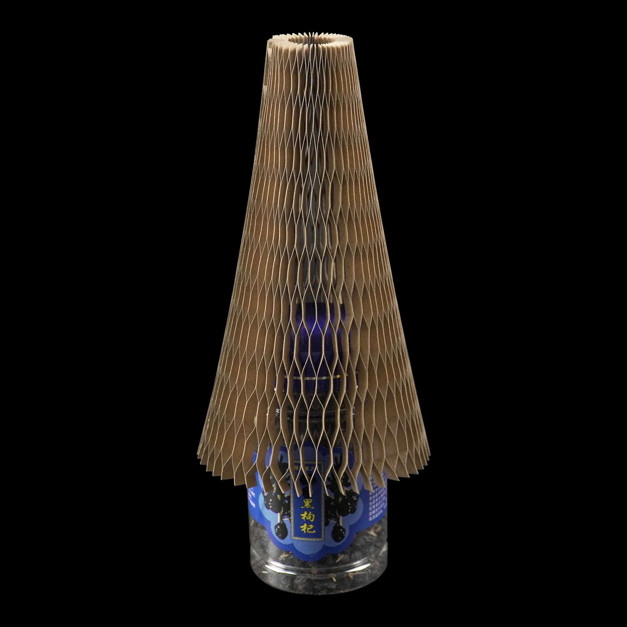 Eco Friendly 12 Inches Wide  Air Cushioning Honeycomb Kraft Paper Packing Rolls For Wine Bottle