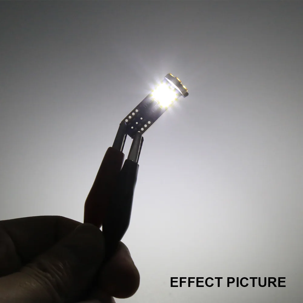 T10 Led Canbus W5W Led Bulbs 194 3030 12SMD 6000K White Dome Reading License Plate Light Car Interior Light