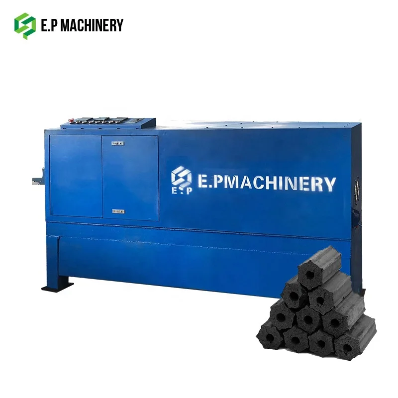 
High density charcoal compressing machine / hexagon shape charcoal briquette press making machine 