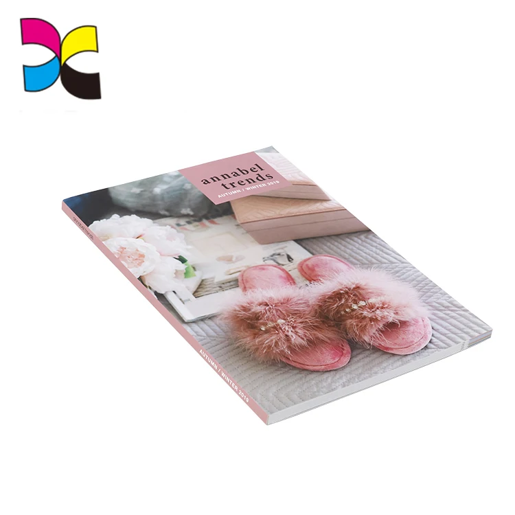 Perfect bound paperback A4 free adult magazines printing catalog