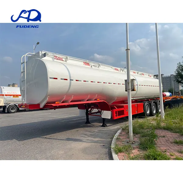 3 Axle 40000 45000 Liters Fuel Tanker Oil Fuel Tank Tanker Truck Trailer Semi Tanker Trailers