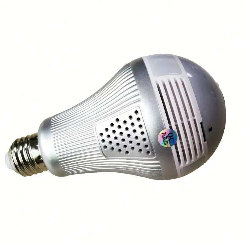 Освещение в помещении лампы cam хорошее ночное видение 360 градусов панорамный вид 5MP разрешение ICsee app cctv беспроводной камера