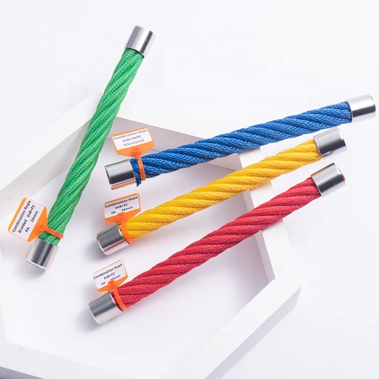 Heavy duty reinforced PP combination rope for children outdoor rope game