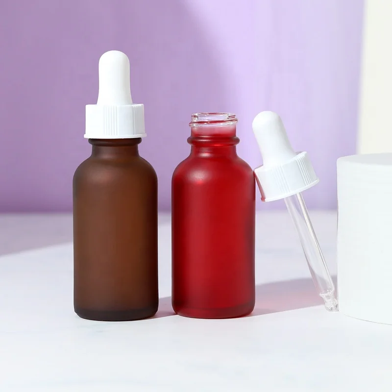 In Stock Skin Care Oil Dropper Glass Bottle 30ml Essential Serum Oil Glass Bottle