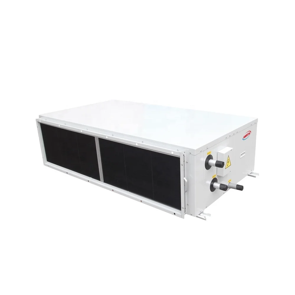 10TR Big ESP 250Pa Water Chilled Ceiling Fan Coil Unit Air Conditioning System with 3-way Valve